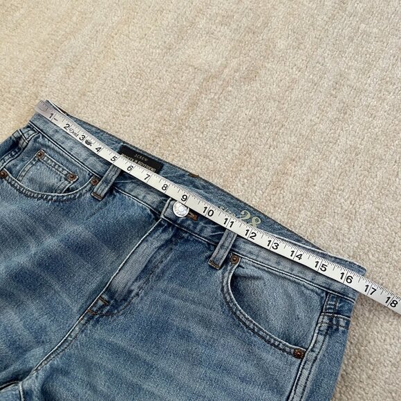 J. Crew Broken In Boyfriend Blue Jeans 28 - Picture 8 of 10